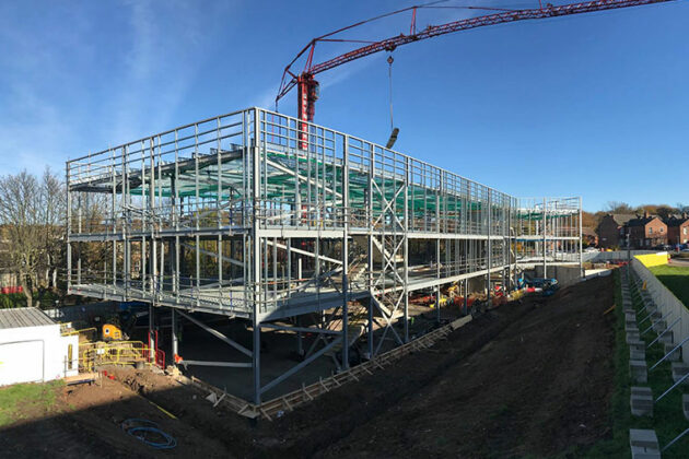 Steel structure now complete image 2