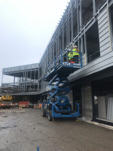 Cladding installation