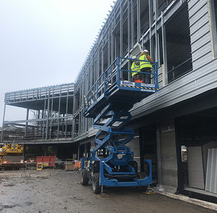 cladding installation