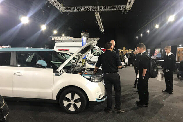 New hybrid cars being showcased at the LEAF event