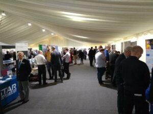 Exhibitors at the NFPC's eighth Annual Industry Exhibition Day