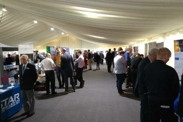 Exhibitors at the NFPC's eighth Annual Industry Exhibition Day