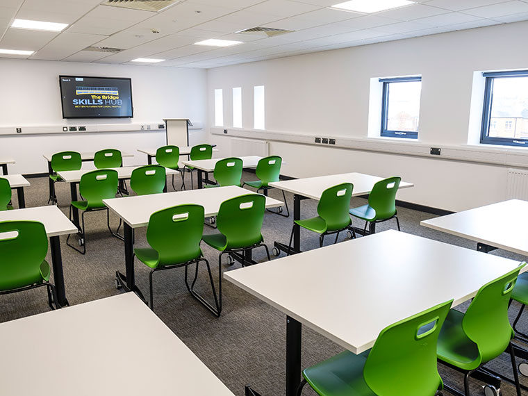 The Bridge Skills Hub classroom 