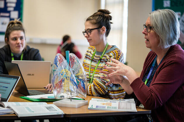 Health and Social Care students at Dearne Valley College