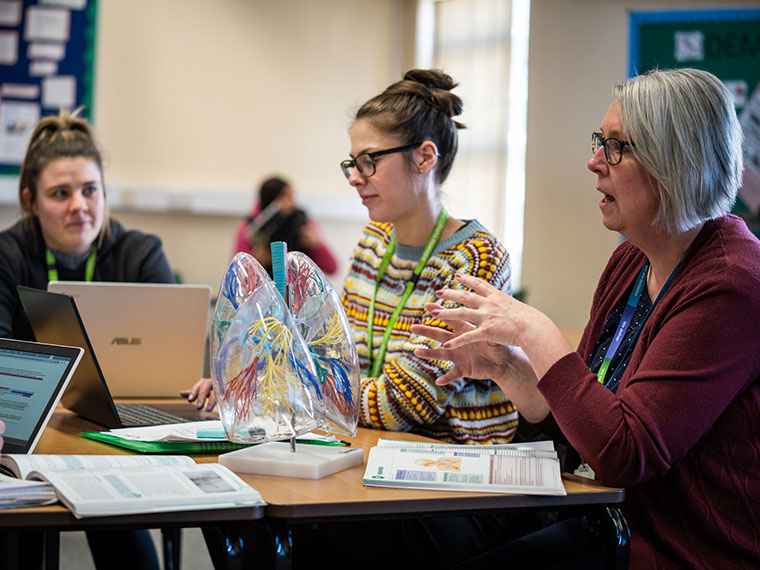 Health and Social Care students at Dearne Valley College