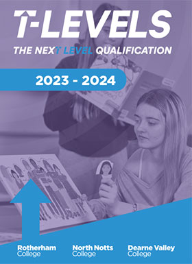 T Levels 2023-2024 Leaflet Cover Image