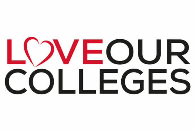 Love Our Colleges logo