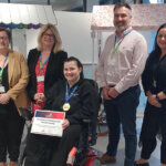 Emalise Stanley winning gold at the Worldskills hairdressing competition