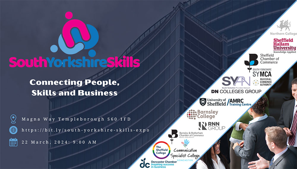 South Yorkshire Skills - Connecting People, Skills and Business banner