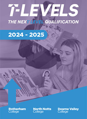 T Levels 2024-25 leaflet cover