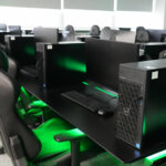Inside the new digital suite at Rotherham College