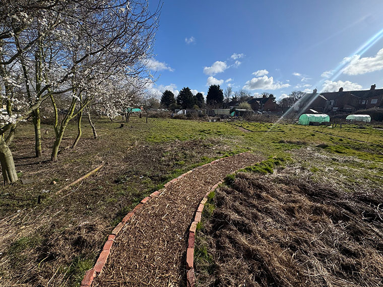 A view of an area in Bassetlaw that North Notts College construction students and Bassetlaw District Council will be working on