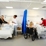 In the health suite at North Notts College