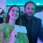 Two members of staff at the Quality Awards Ceremony 2025