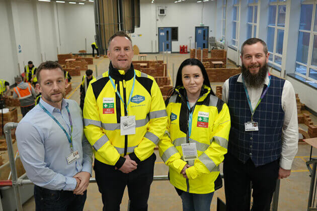 In the construction centre at Rotherham College