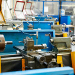 Machinery in the engineering department