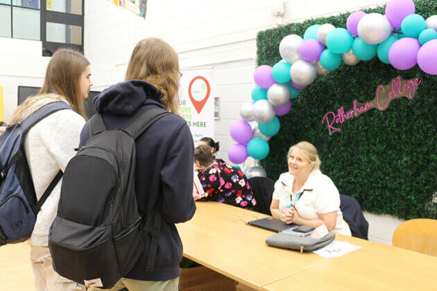 Rotherham College health event
