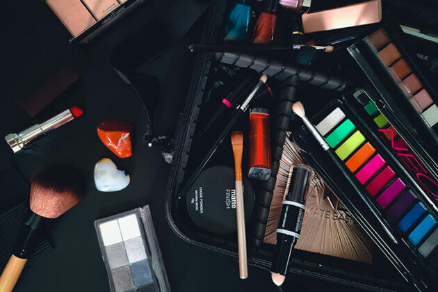 Make up and make up brushes