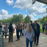 Staff taking part in a wellbeing day