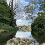 A scenic view of the bridge at Clumber Park