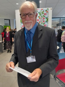 David Clarry GCSE Maths adult learner collecting his results