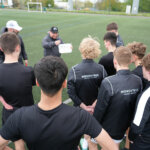 Momentous Football Academy students training outdoors