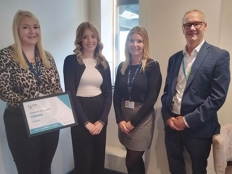 Equans Employer Award winner in July 2025