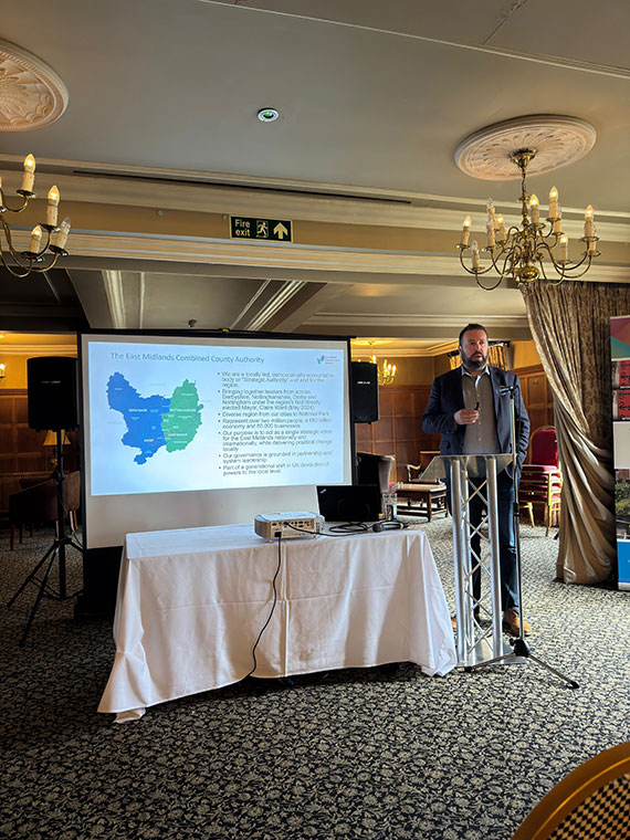 Speakers at the North Notts Business Expo 2025