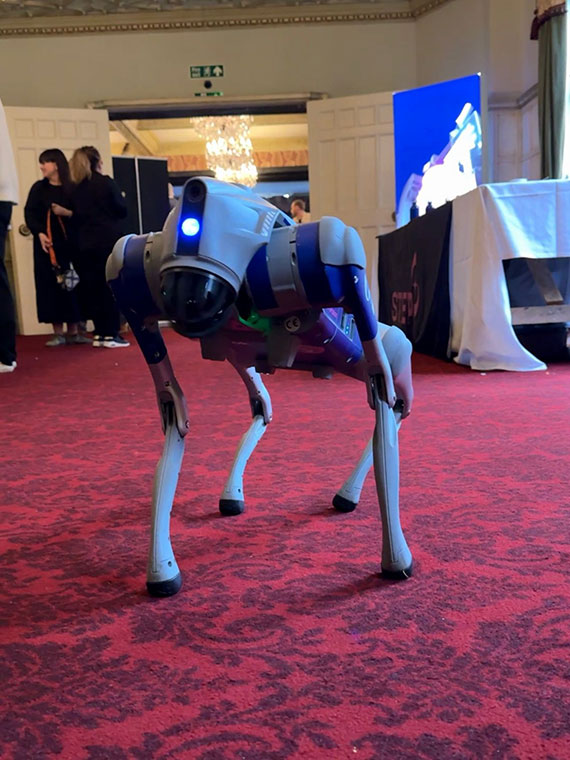 A robot at the North Notts Business Expo 2025