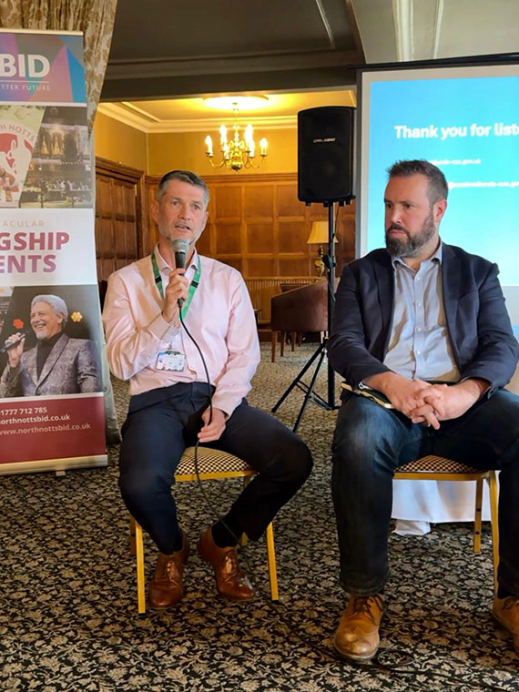 Speakers at the North Notts Business Expo 2025