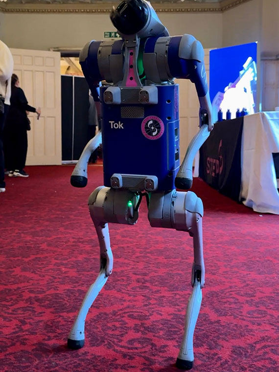 A robot at the North Notts Business Expo 2025