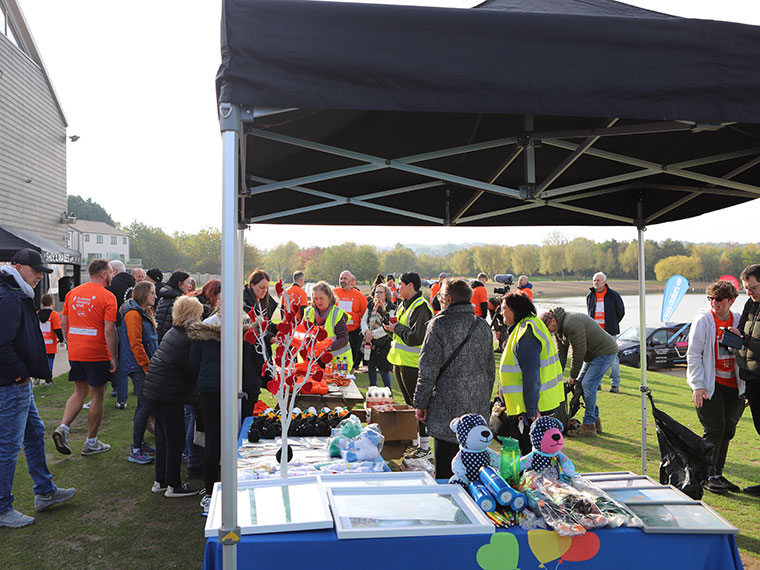 Crowds at the NHS Autumn Memory Walk 2025