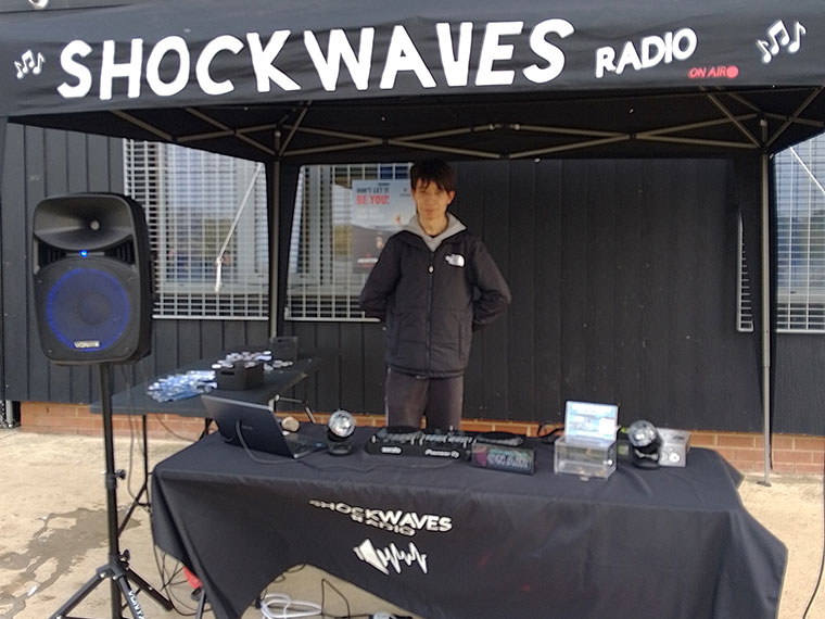 Shockwaves Radio at the NHS Autumn Memory Walk 2025