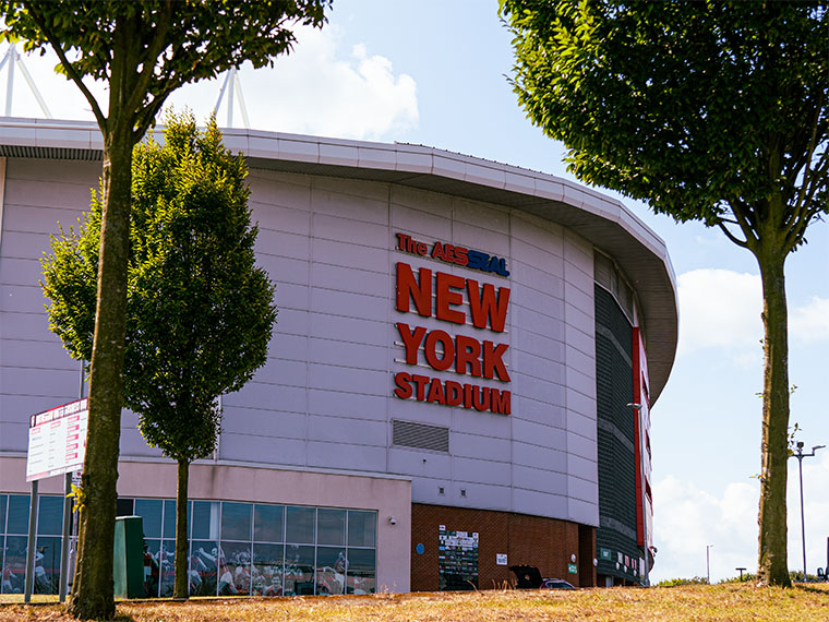 New York Stadium home of Rotherham United FC