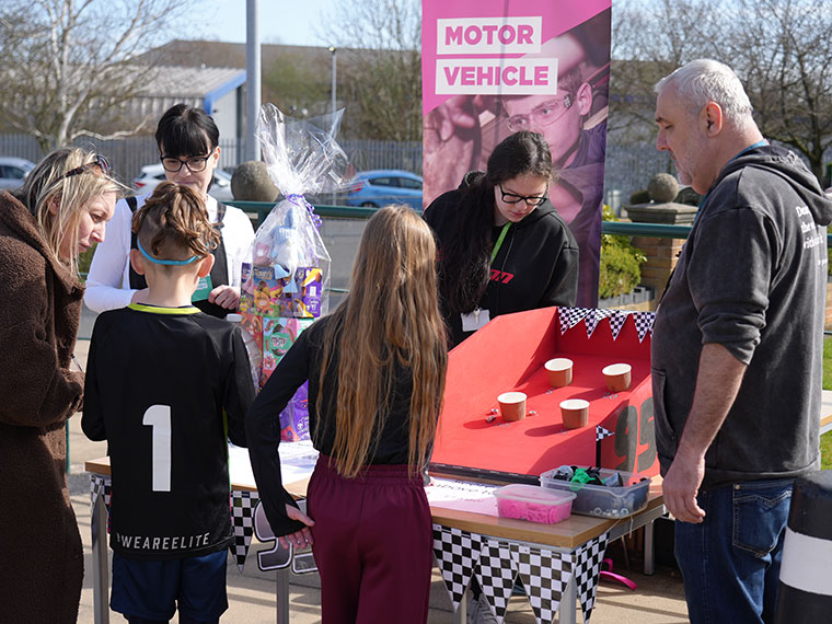People playing games at the Easter Festival at DVC