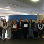 Staff kudo award presented to Vanessa and Gillian