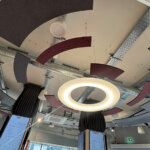 The ceiling in the Fusion Energy Cafe in Worksop