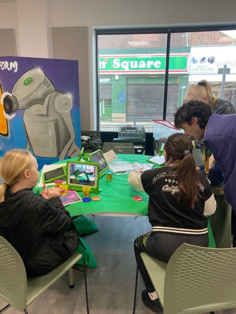 Inside The Bridge Skills Hub in Worksop