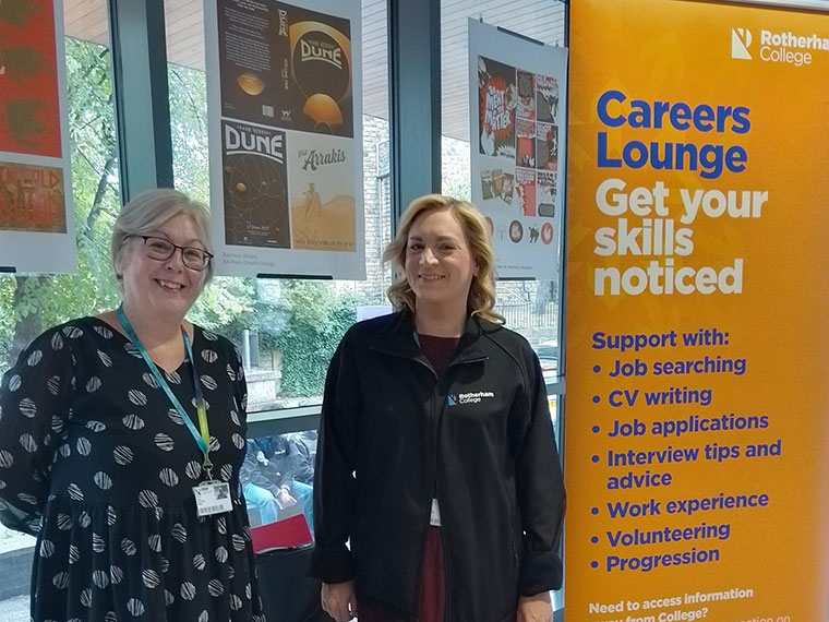 Rotherham College careers staff