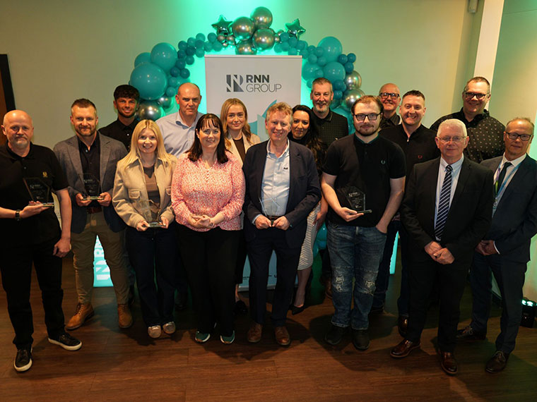 A group of people at the RNN Group's Employer Awards