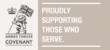 Armed Forces Covenant - Proudly Supporting Those Who Serve.