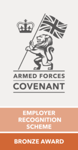 Armed Forces Covenant Bronze Award Proudly Supporting Those Who Serve