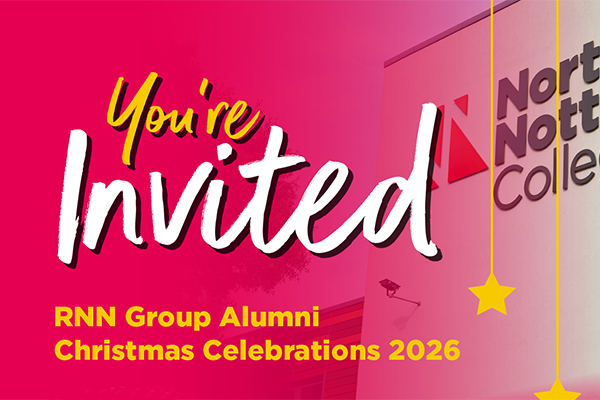 North Notts College Christmas 2026 Alumni Invite