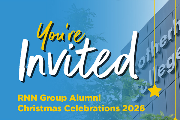 Rotherham College Christmas 2026 Alumni Invite